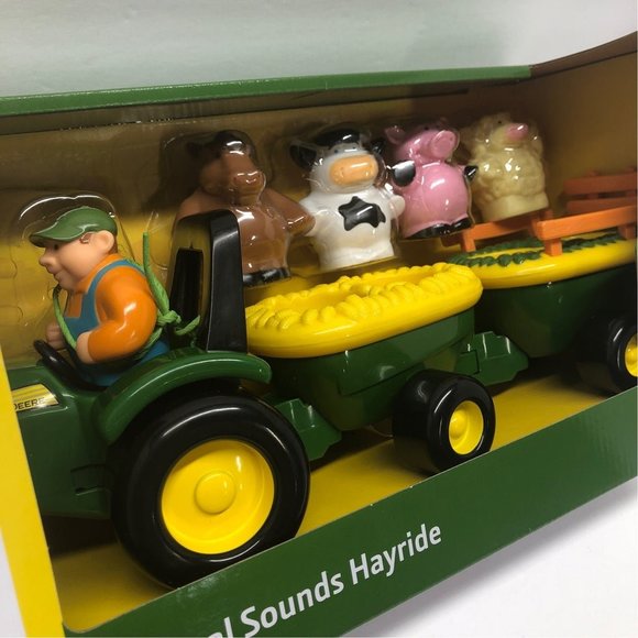 John Deere RevUp Barn Yard & Car & Animal Match Music Hayride Playsets Bundle 🆕 - Picture 11 of 16